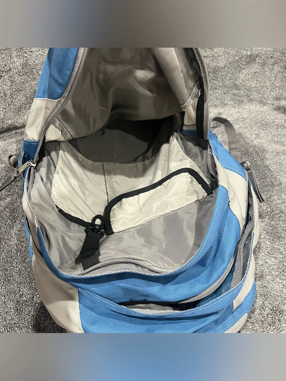 Blue Jansport Backpack unisex